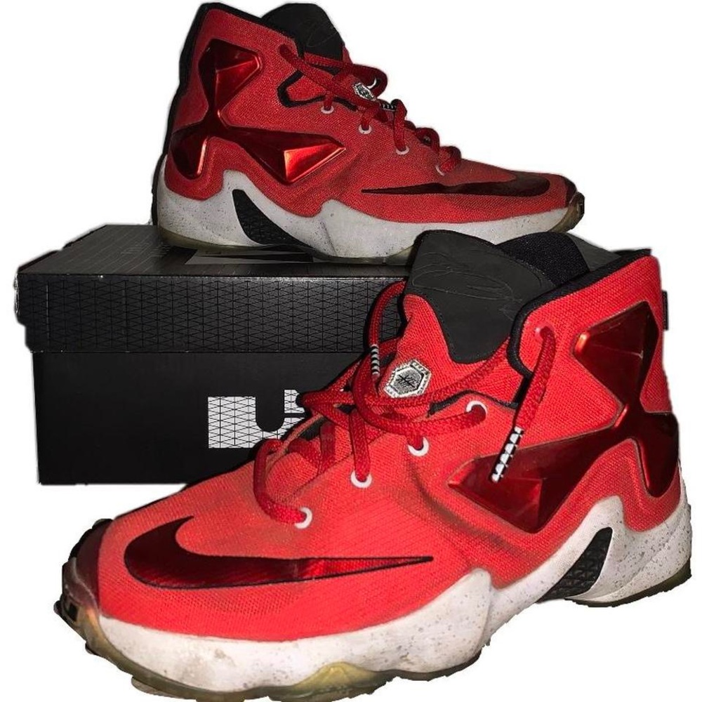 nike lebron 13 university red